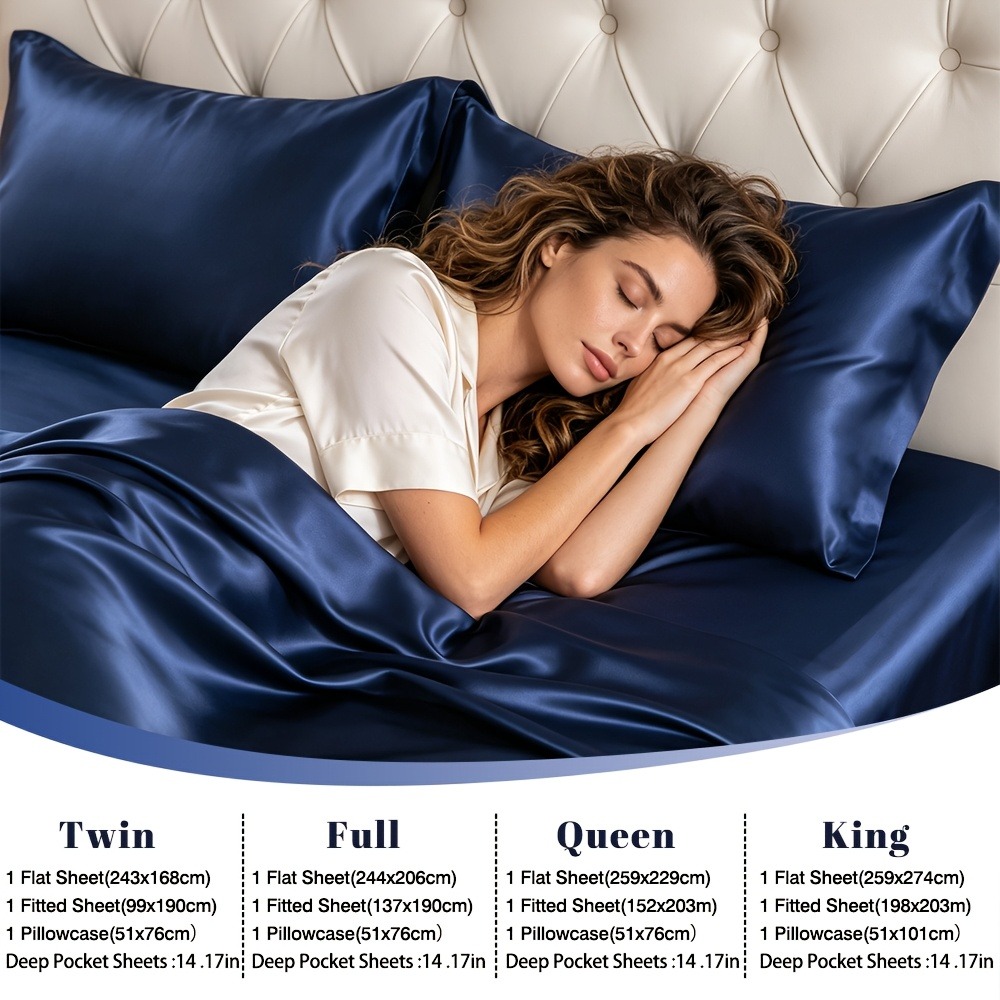 100% Bamboo Fiber Satin Bed Sh - огляд і ціна Silk Pillowcase Set
