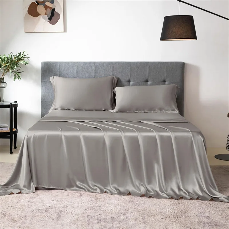 100% Mulberry Silk 4/6pcs Bed  - огляд і ціна Silk Pillowcase Set