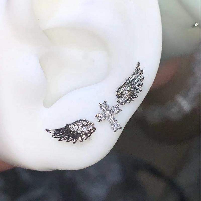 Angel Wings Cross Earrings Lux - огляд і ціна Luxury Lifestyle Jewelry