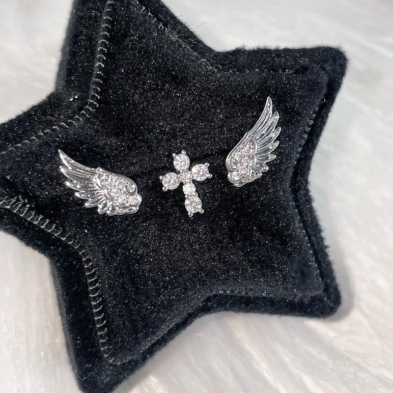Angel Wings Cross Earrings Lux - огляд і ціна Luxury Lifestyle Jewelry