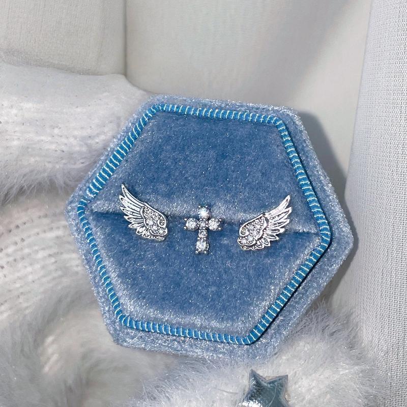Angel Wings Cross Earrings Lux - огляд і ціна Luxury Lifestyle Jewelry