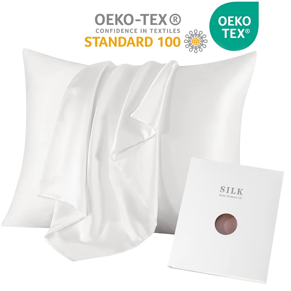 6A 30MM 100% Two Sides Pure Re - огляд і ціна Silk Pillowcase Set