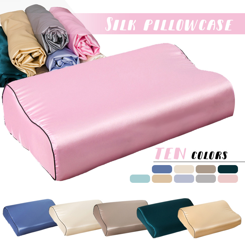 Imitation Silk Satin Latex Pil - огляд і ціна Silk Pillowcase Set